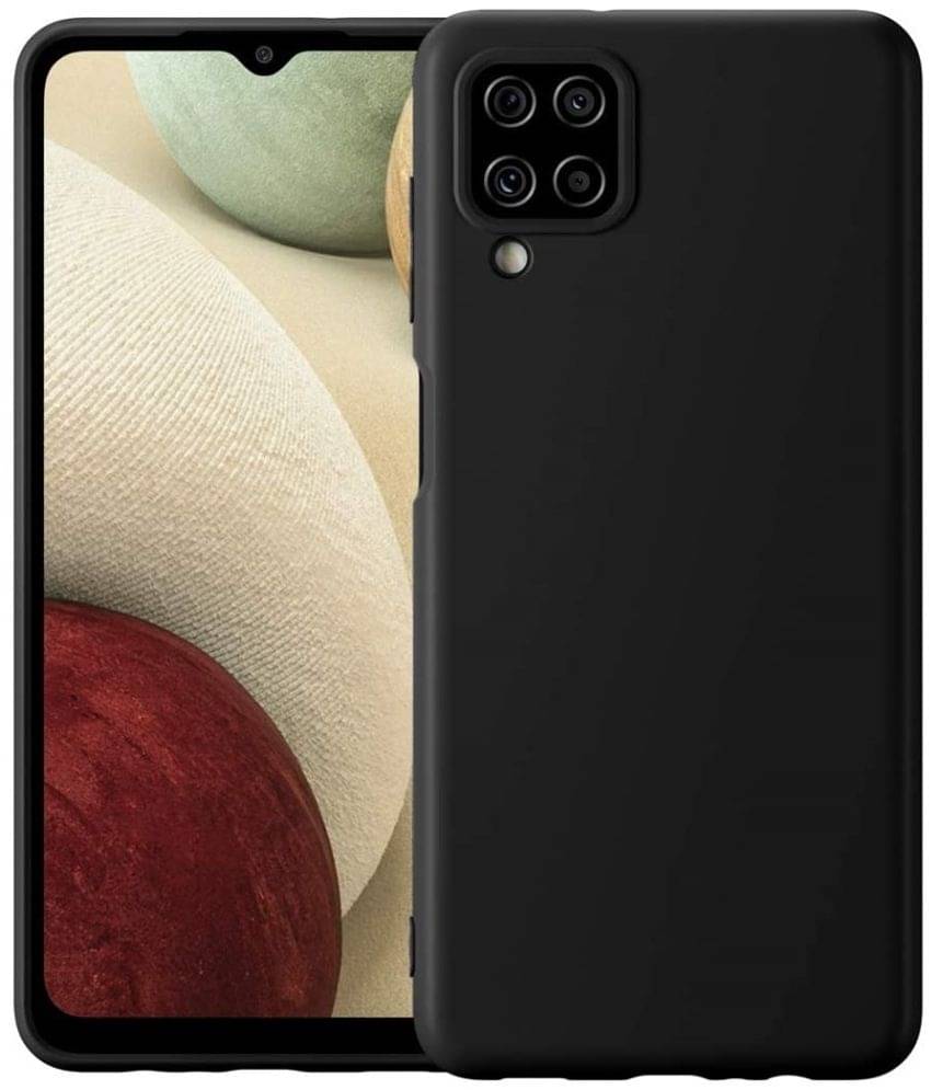 Spectacular Ace - Black Silicon Plain Cases Compatible For Samsung Galaxy F12 ( Pack of 1 )     			Spectacular Ace - Black Silicon Plain Cases Compatible For Samsung Galaxy F12 ( Pack of 1 )