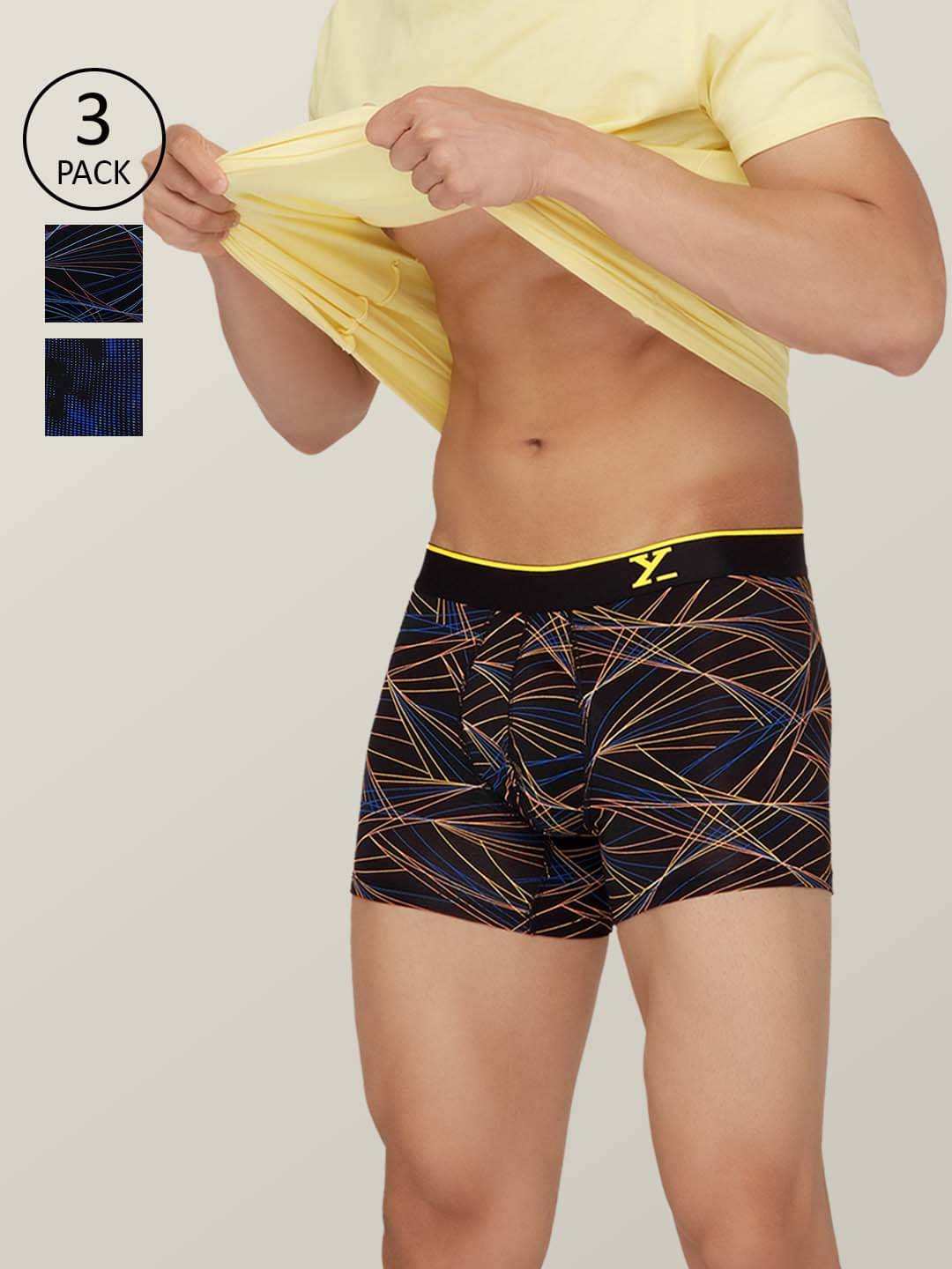     			XYXX Pack of 3 Modal Trunks For Men's ( Multicolor )