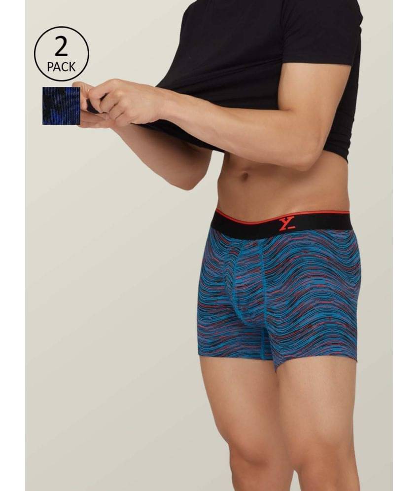 XYXX Pack of 2 Modal Trunks For Men's ( Multicolor ) XYXX Pack of 2 Modal Trunks For Men's ( Multicolor )