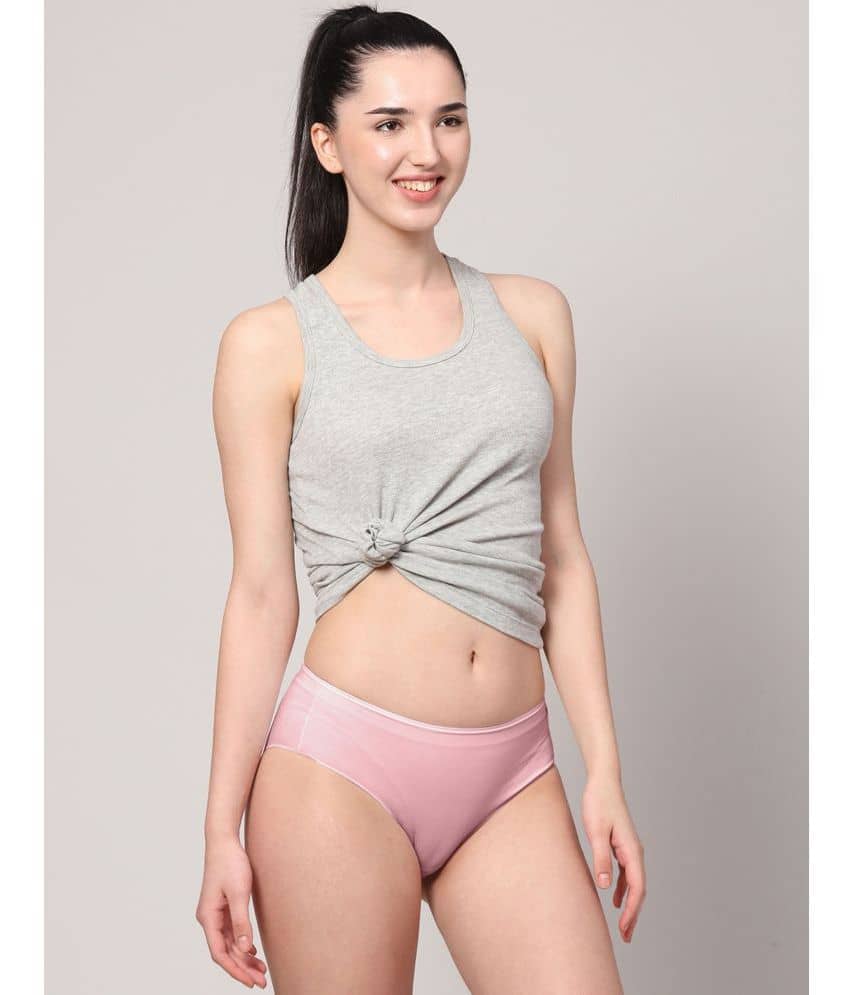 AshleyandAlvis Modal Solid Women's Hipster ( Pink )