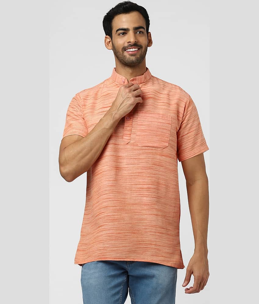 DESHBANDHU DBK - Orange Cotton Men's Regular Kurta ( Pack of 1 ) - Kurtas & Kurta Sets | Buy online on ZillyBuy