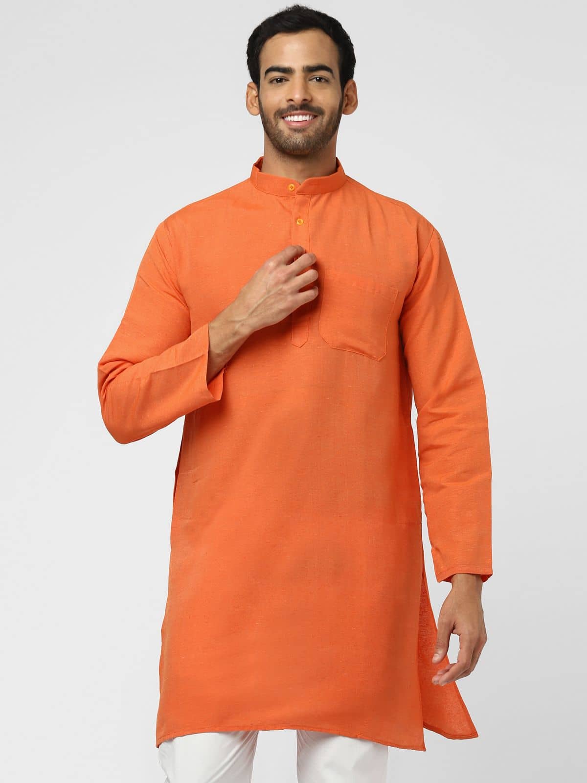 DESHBANDHU DBK - Pink Cotton Men's Kurta ( Single ) - Kurtas & Kurta Sets | Buy online on ZillyBuy