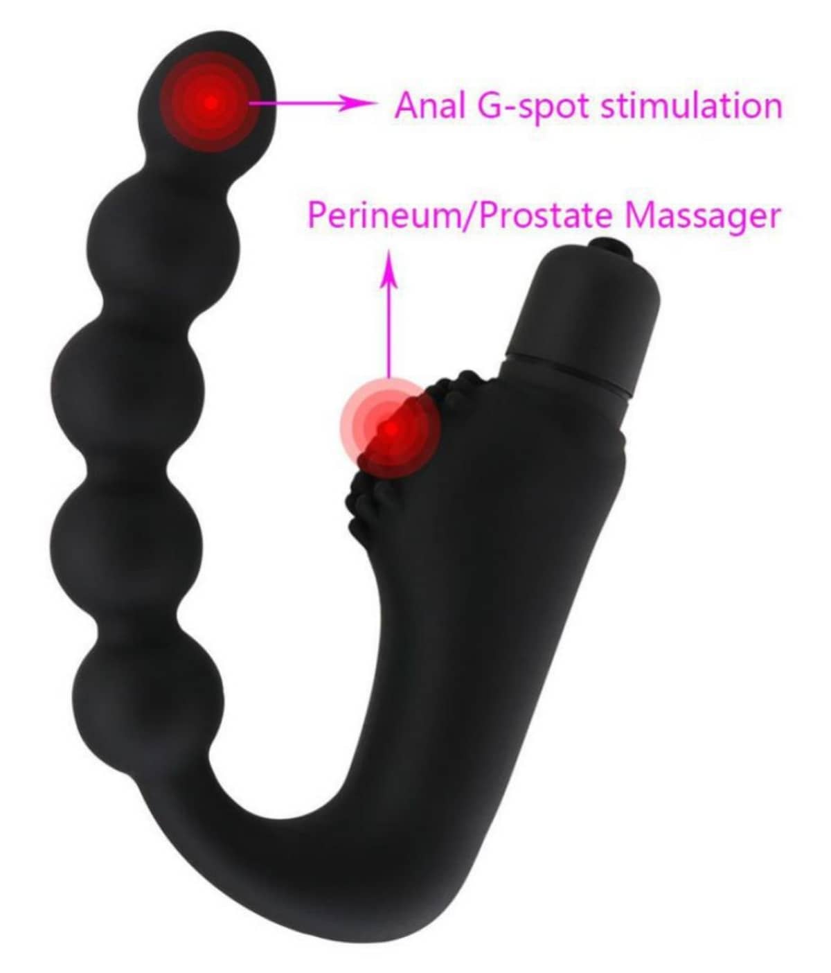 Kamahouse Premium Quality Vibrating Anal Beads Silicone Massager Stimulate Orgasm