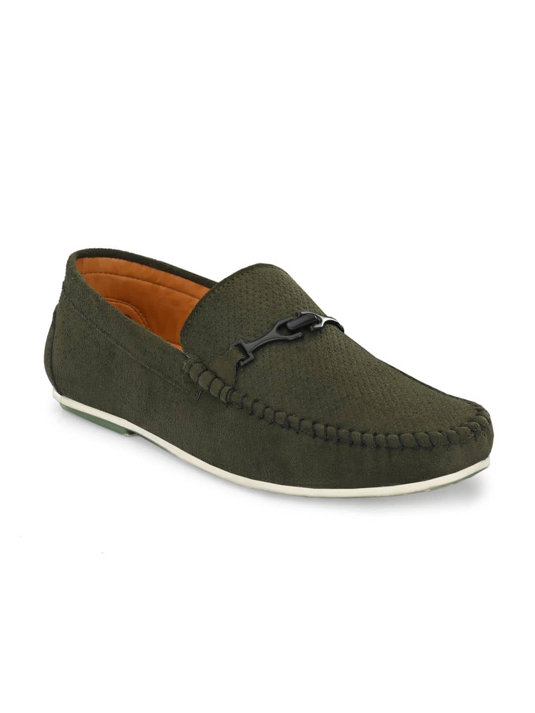 Mactree - Green Men's Slip on - Formal Shoes | Buy online on ZillyBuy
