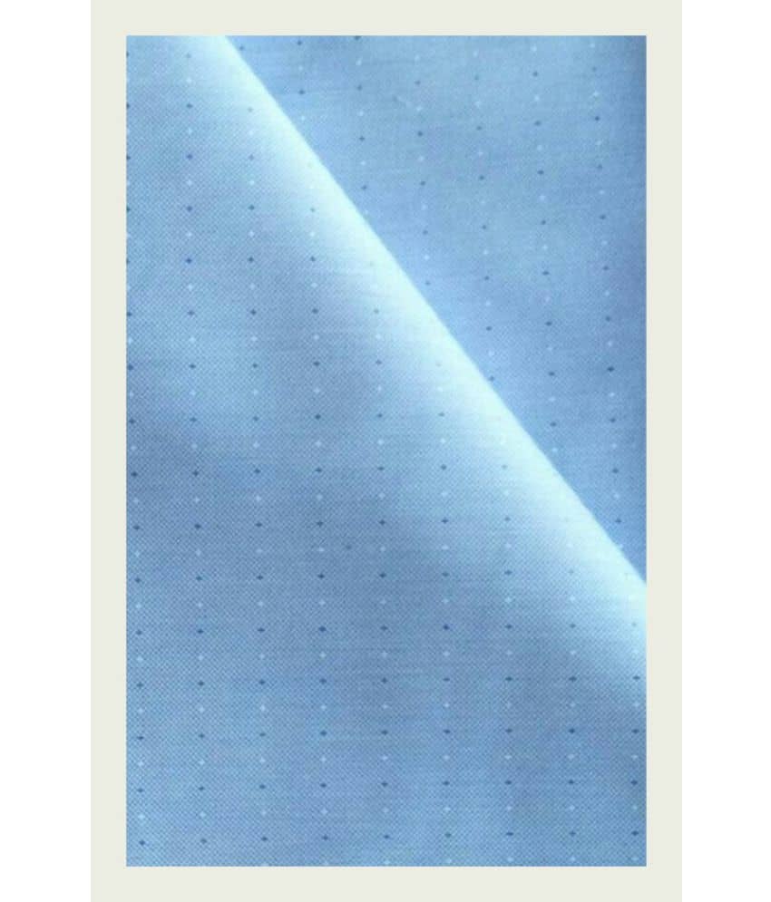 Makhanchor - Blue Cotton Men's Unstitched Shirt Piece ( Pack of 1 ) - Unstitched Fabrics | Buy online on ZillyBuy