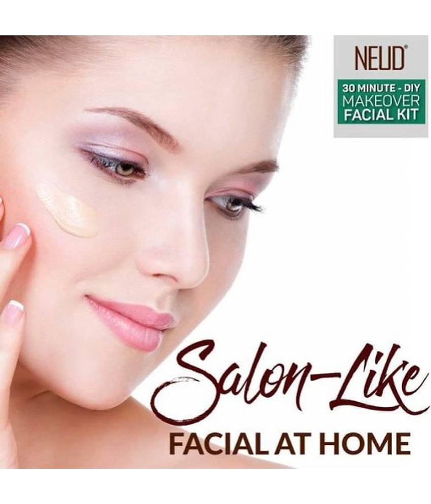 NEUD 6-Step DIY Makeover Facial Kit for Salon-Like Glow at Home - 1 Pack (60 g)