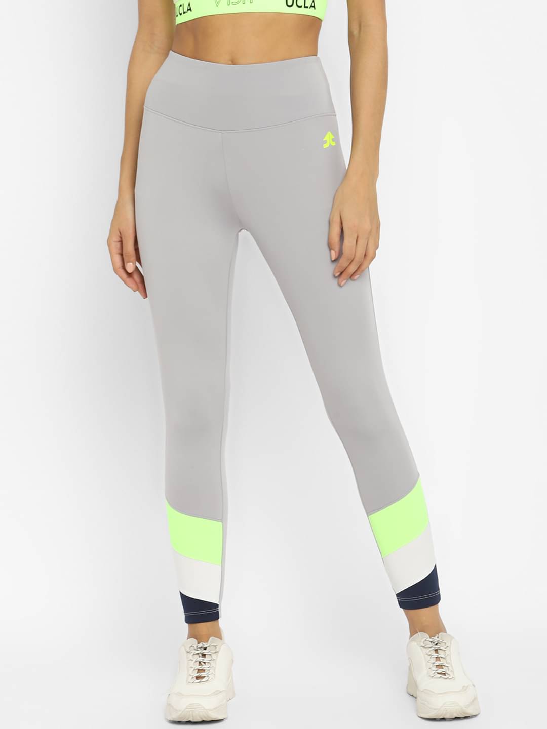     			OFF LIMITS - Multicolor Polyester Slim Fit Women's Sports Tights ( Pack of 1 )