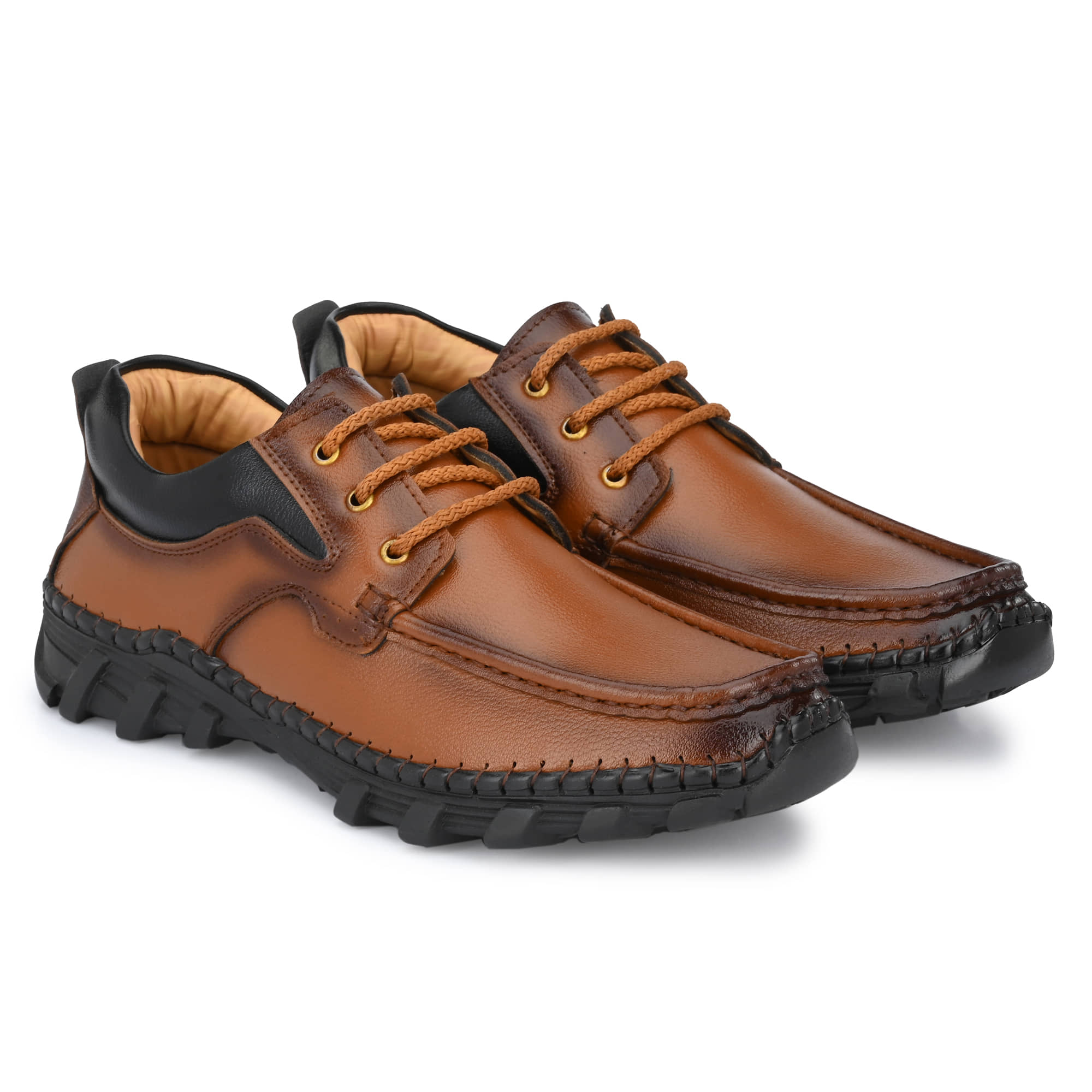Rising Wolf - Tan Men's Derby Formal Shoes - Formal Shoes | Buy online on ZillyBuy