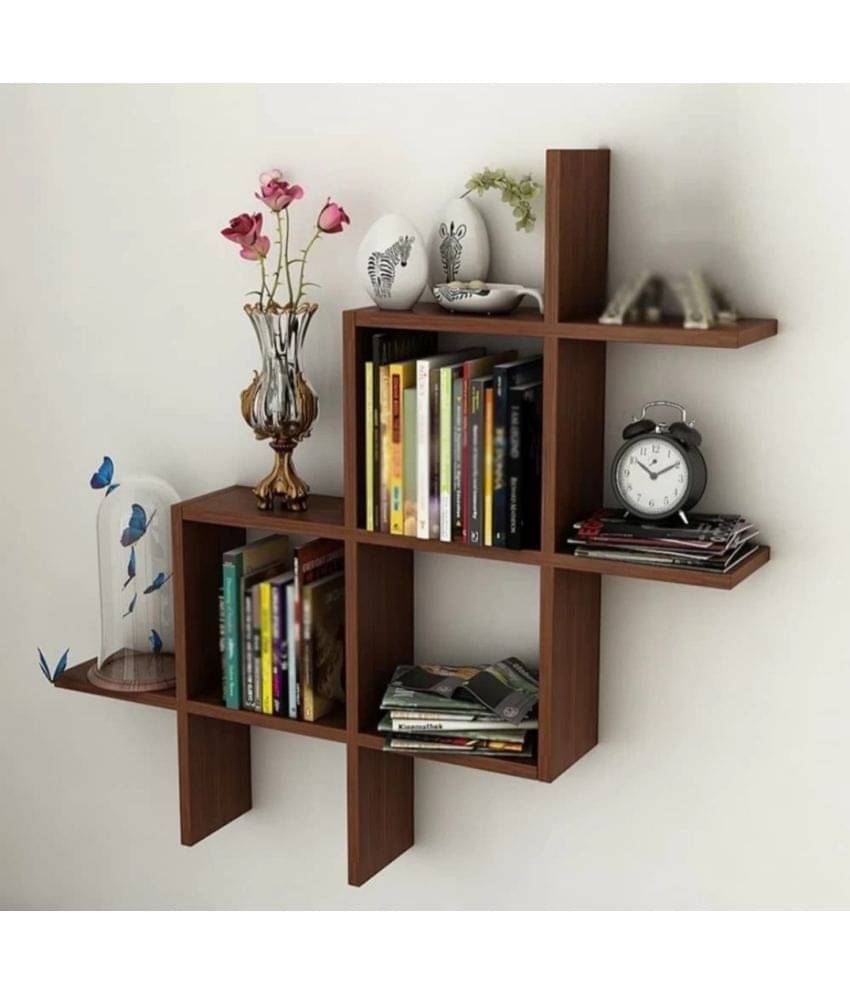     			TFS Floating Shelves Brown MDF - Pack of 1