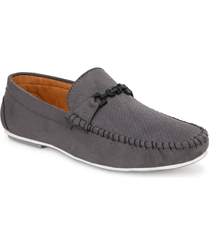 Mactree - Gray Men's Slip on - Formal Shoes | Buy online on ZillyBuy