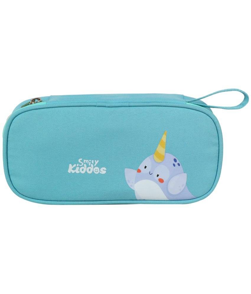 Smily Kiddos Zipper Pencil Pouch Narwhale Light Blue Smily Kiddos Zipper Pencil Pouch Narwhale Light Blue