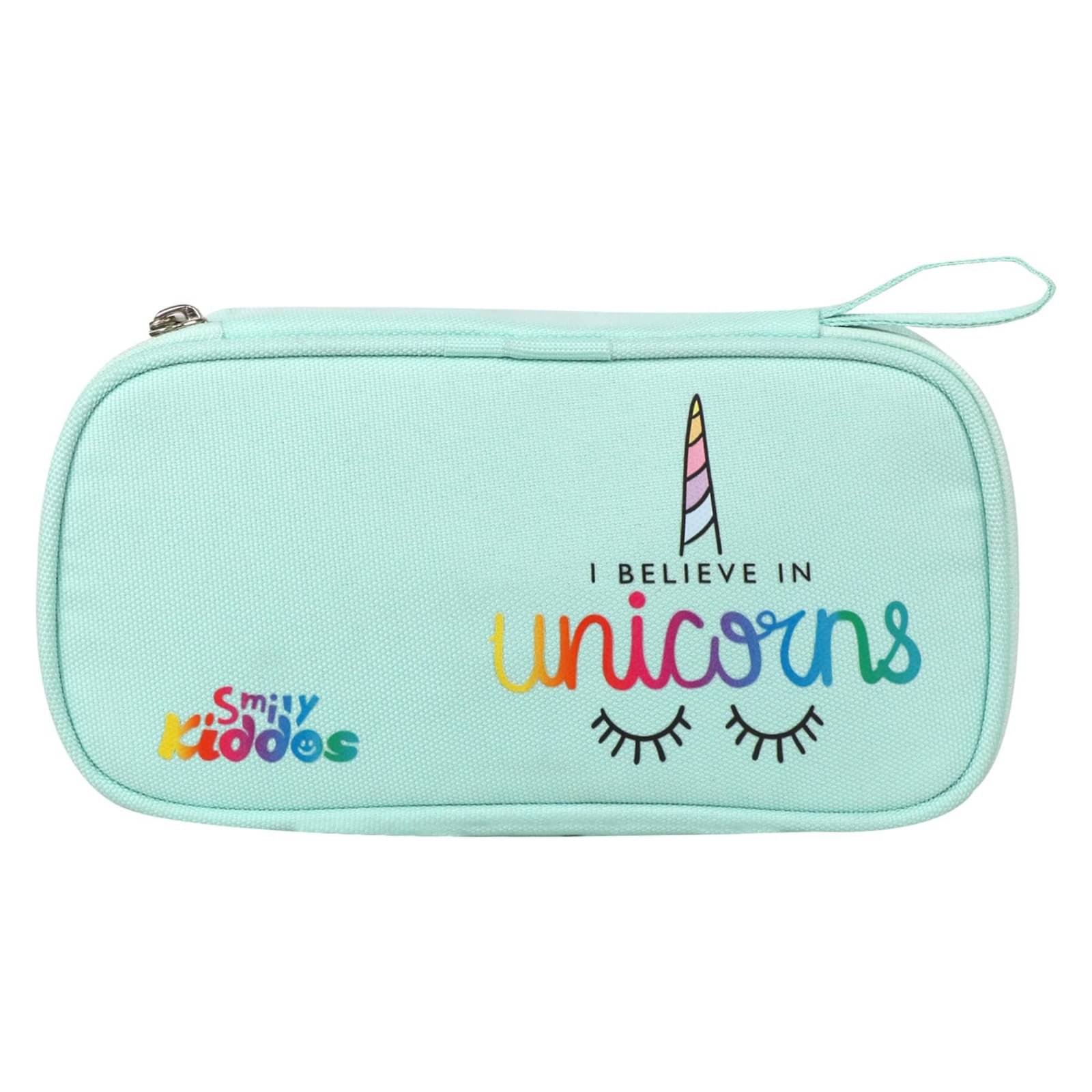     			Smily Kiddos Zipper Pencil Pouch Unicorn Sea - Green