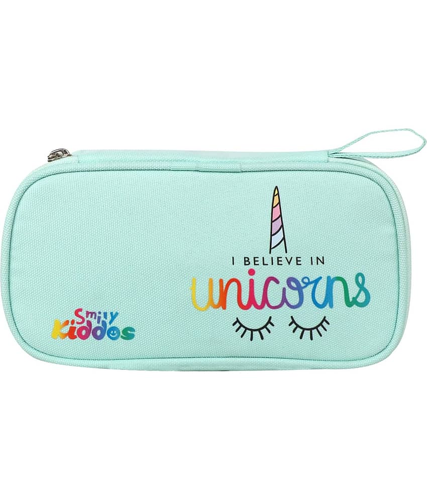 Smily Kiddos Zipper Pencil Pouch Unicorn Sea - Green - Stationery | Buy online on ZillyBuy