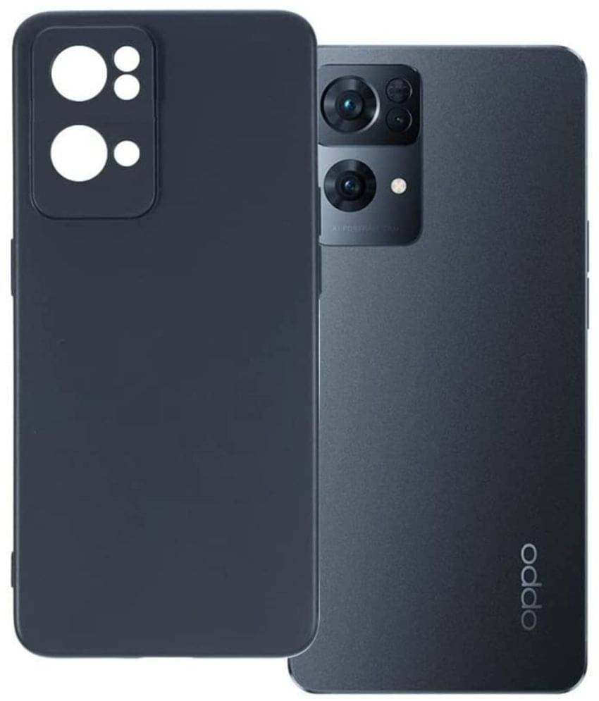 BEING STYLISH - Black Silicon Plain Cases Compatible For Oppo Reno 7 Pro 5G ( Pack of 1 )     			BEING STYLISH - Black Silicon Plain Cases Compatible For Oppo Reno 7 Pro 5G ( Pack of 1 )