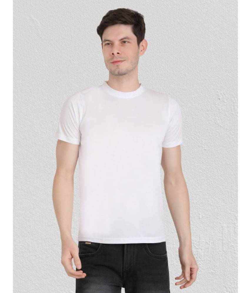     			Ben Toi Pack of 1 Polyester Regular Fit Men's T-Shirt ( White )