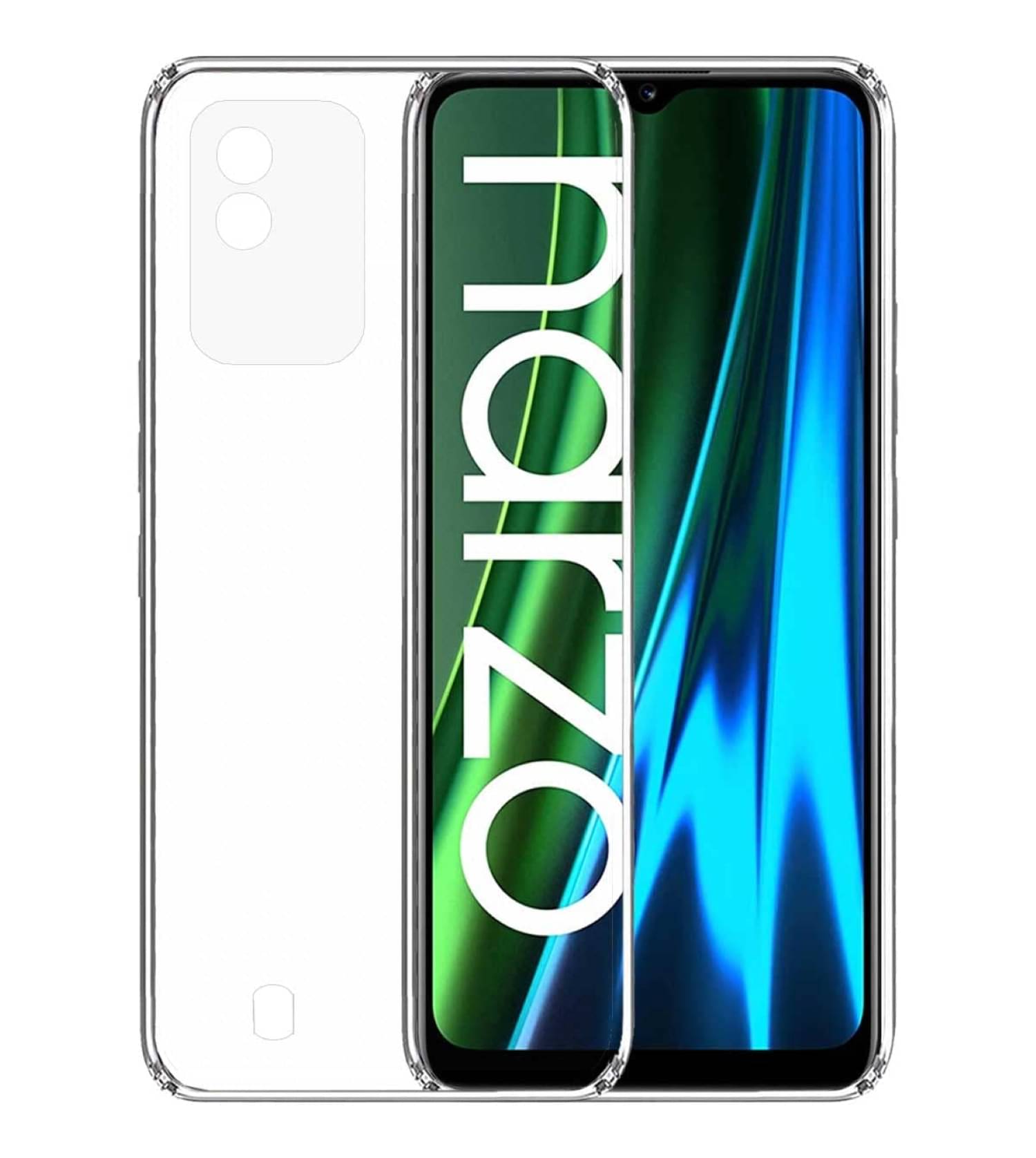     			Case Vault Covers - Transparent Silicon Silicon Soft cases Compatible For Realme Narzo 50i ( Pack of 1 )
