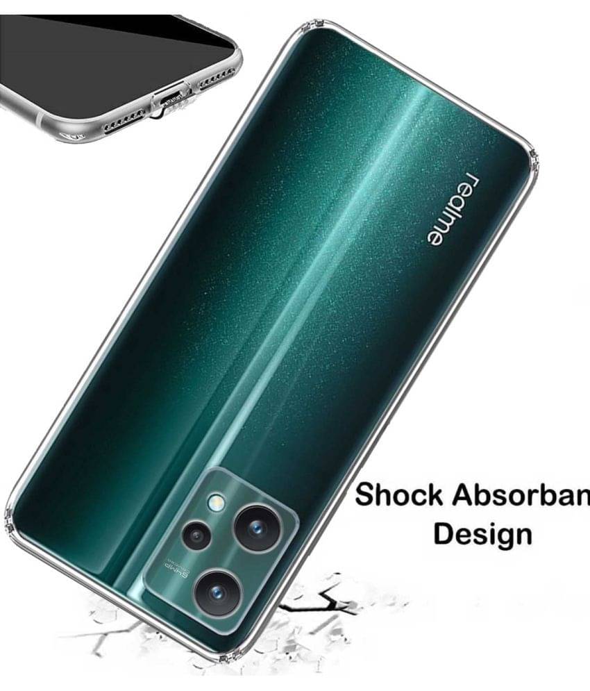     			Case Vault Covers - Transparent Silicon Silicon Soft cases Compatible For Realme 9 Pro ( Pack of 1 )