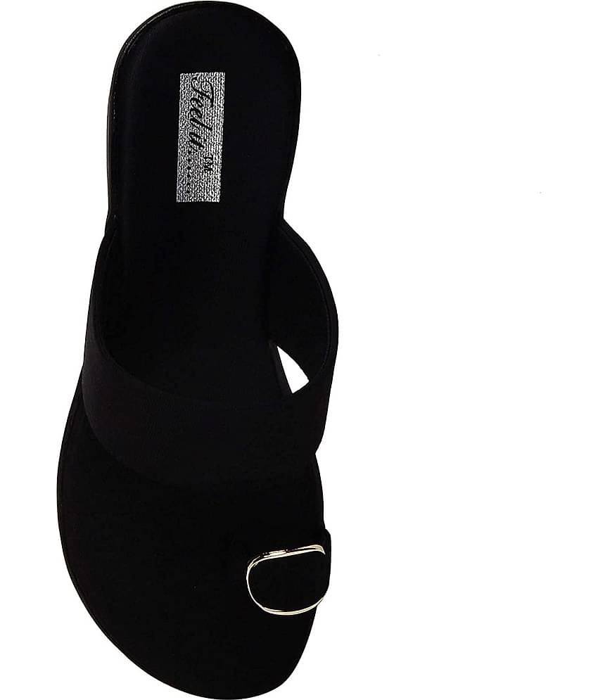 Feel It - Black Women's Slip On Heels