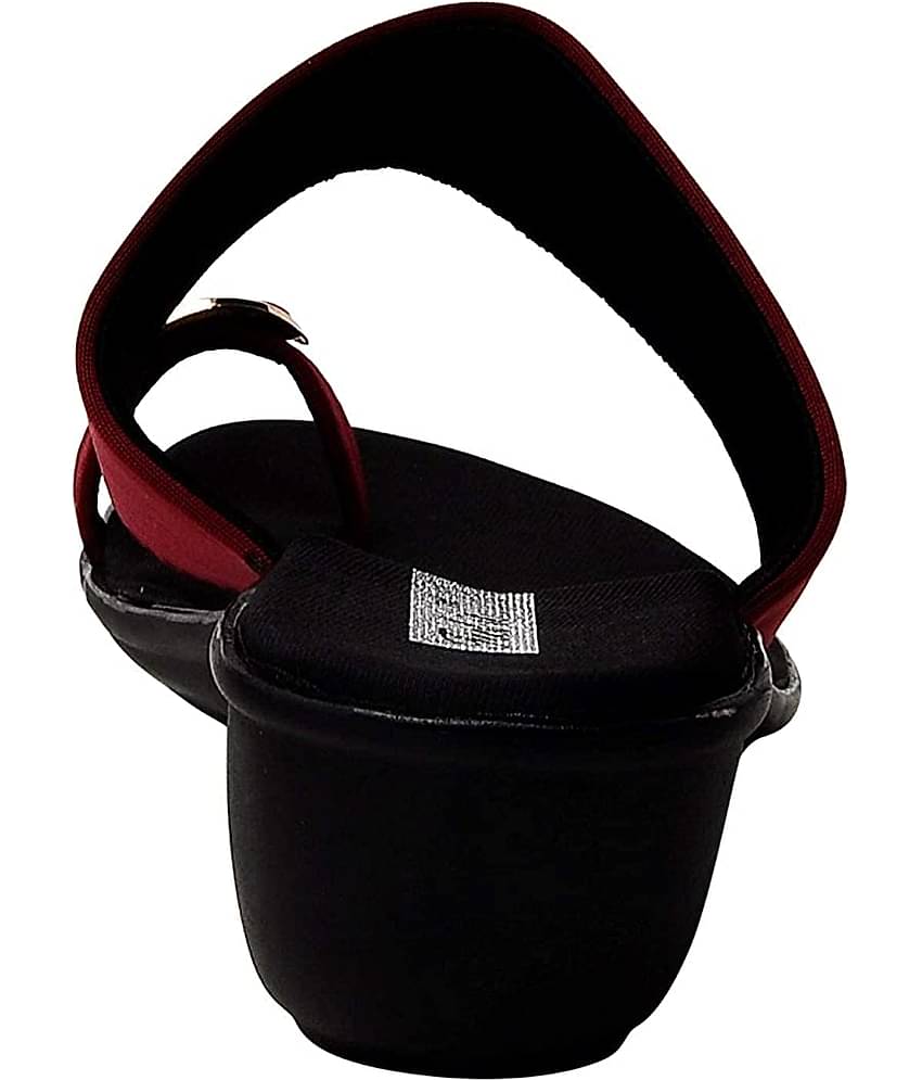 Feel It - Red Women's Slip On Heels