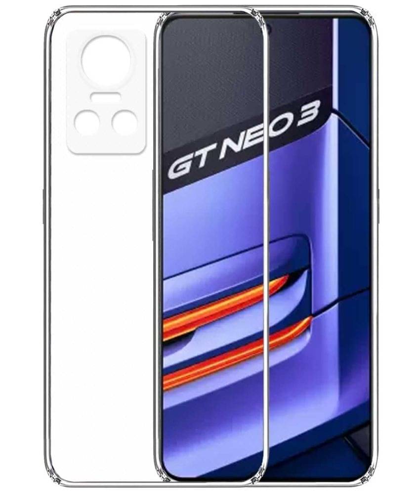 Kosher Traders - Transparent Silicon Plain Cases Compatible For Realme Gt Neo 2 ( Pack of 1 ) Kosher Traders - Transparent Silicon Plain Cases Compatible For Realme Gt Neo 2 ( Pack of 1 )