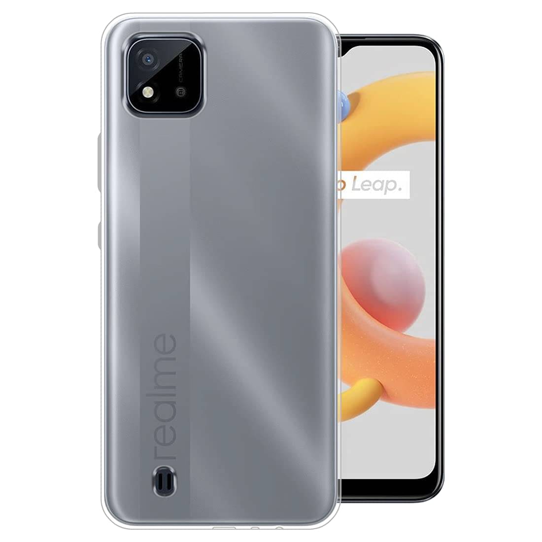 Kosher Traders - Transparent Silicon Plain Cases Compatible For Realme C11 2021 ( Pack of 1 ) Kosher Traders - Transparent Silicon Plain Cases Compatible For Realme C11 2021 ( Pack of 1 )