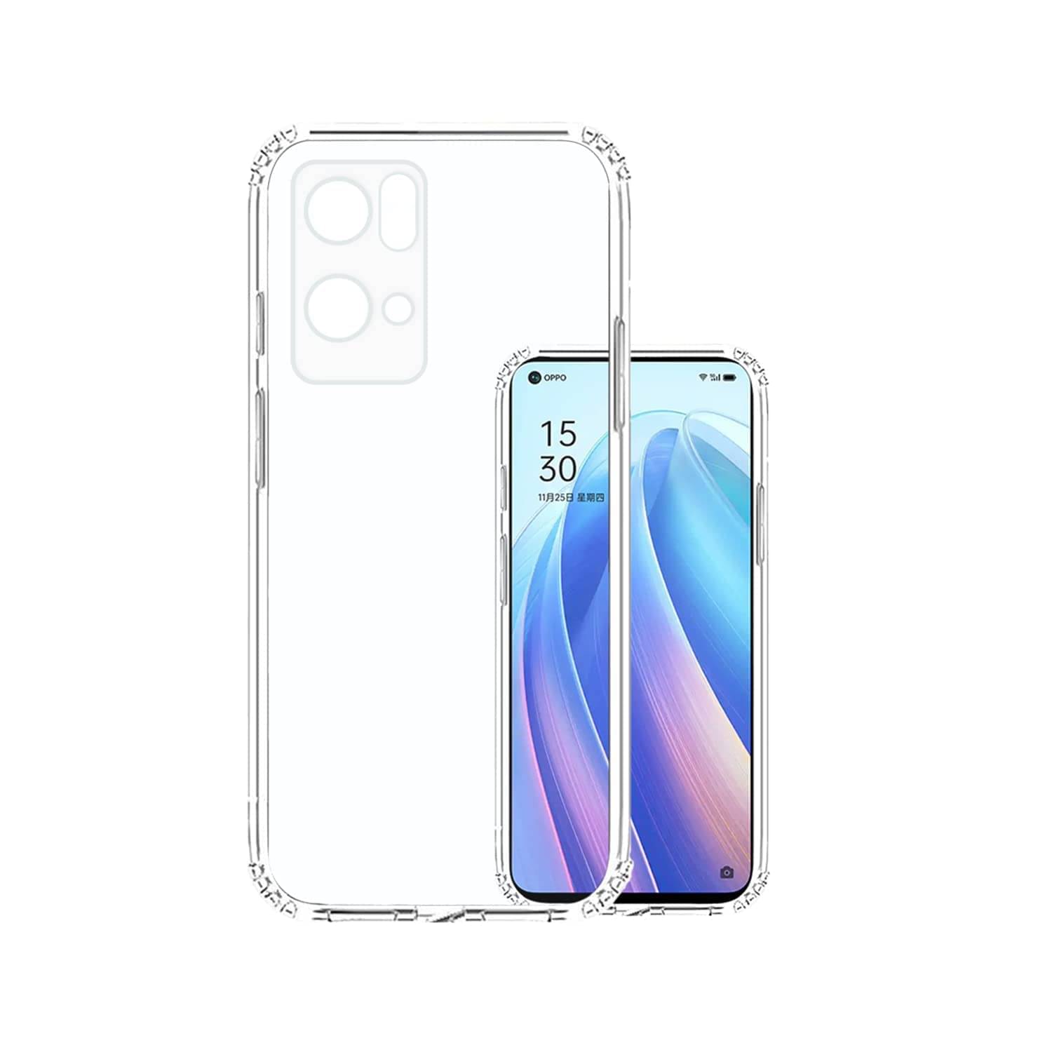 Kosher Traders - Transparent Silicon Plain Cases Compatible For Oppo Reno 7 Pro 5g ( Pack of 1 ) Kosher Traders - Transparent Silicon Plain Cases Compatible For Oppo Reno 7 Pro 5g ( Pack of 1 )