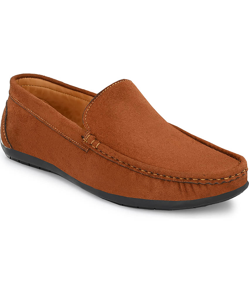 Mactree - Tan Men's Slip on - Formal Shoes | Buy online on ZillyBuy