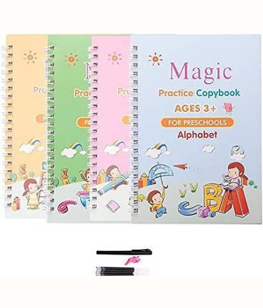 Opybook, (4 BOOK + 10 REFILL+ 1 Pen +1 Grip) Number Tracing, Sank Magic Practice Copy - Stationery | Buy online on ZillyBuy