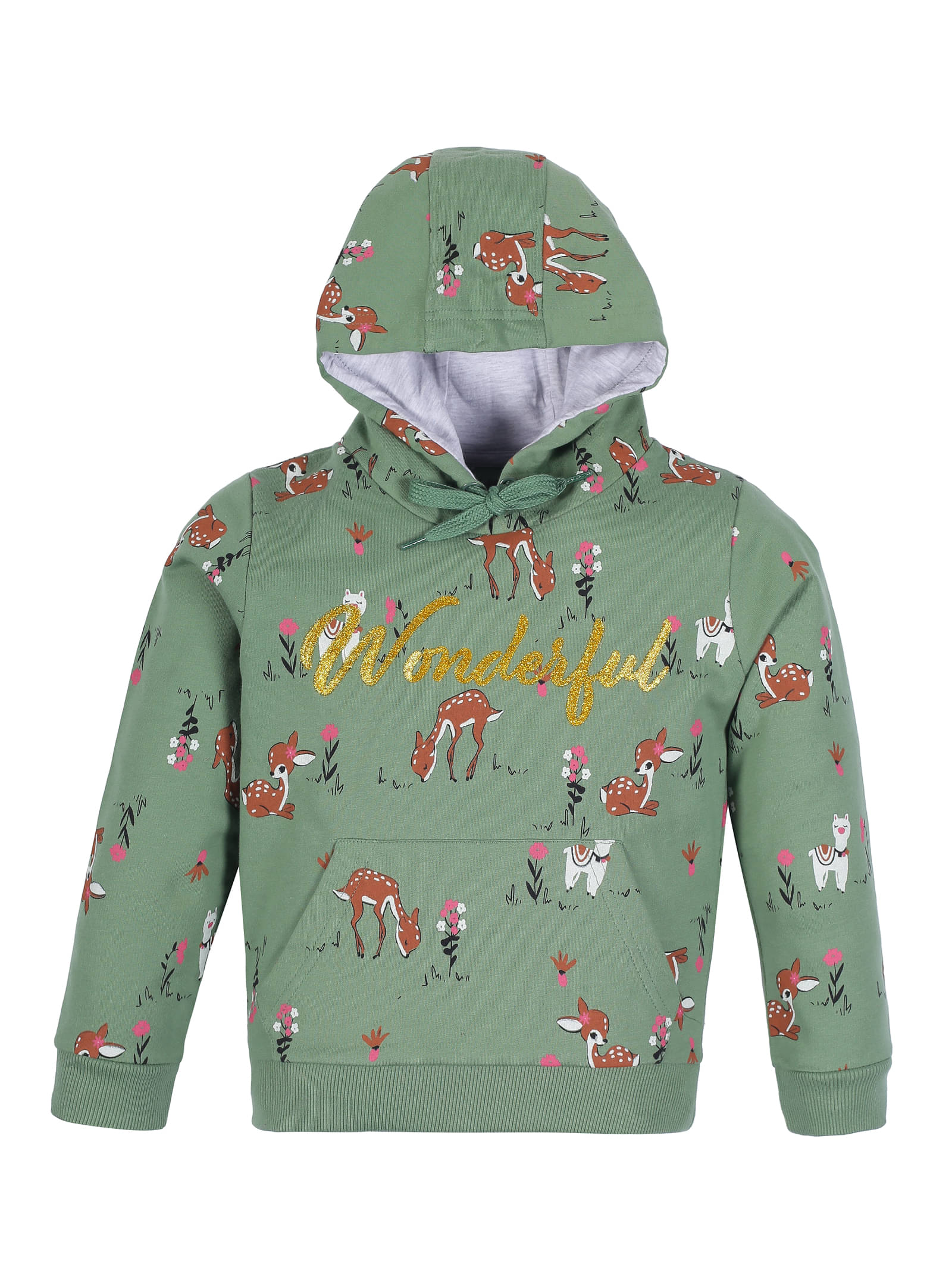    			PLUM TREE Girls Cotton Blend Sweatshirt ( Green )