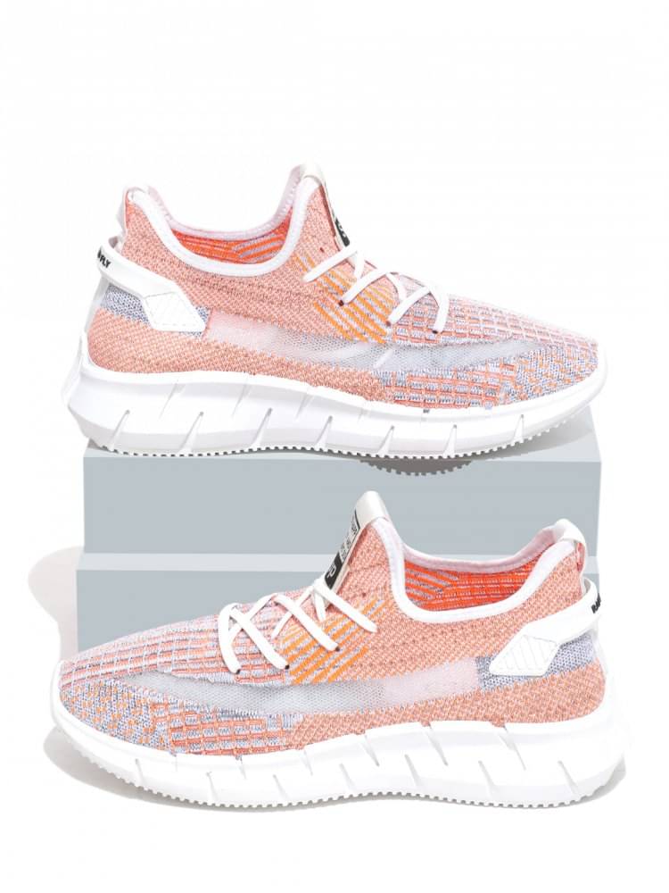     			RapidBox - Orange Men's Sneakers