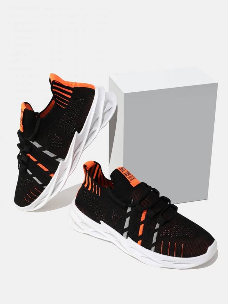     			RapidBox - Orange Men's Sneakers