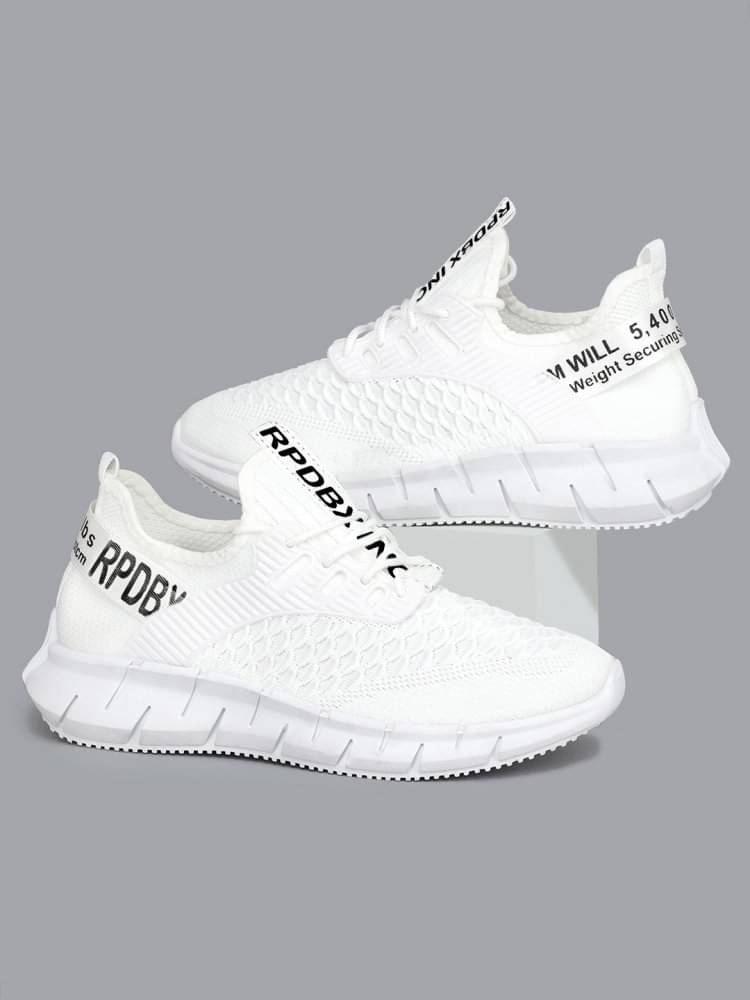     			RapidBox - White Men's Sneakers