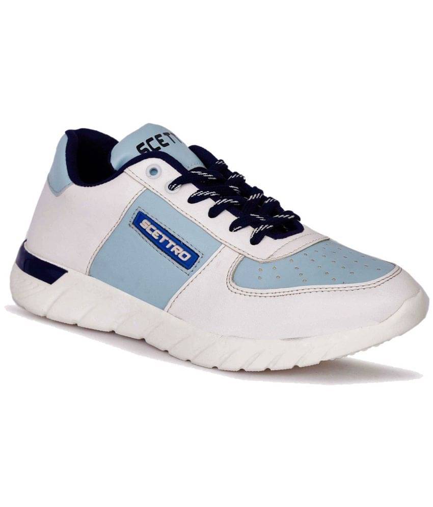     			SCETTRO - Off White Men's Sneakers
