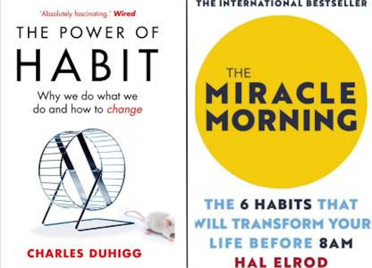 The Miracle Morning & The Power Of Habit ( Set Of 2 Motivational Books)  (Paperback, Charles Duhigg, Erold Hal) - Stationery | Buy online on ZillyBuy