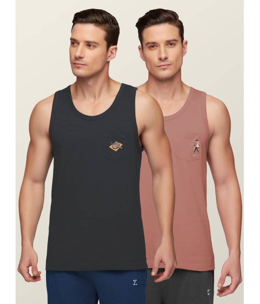     			XYXX Pack of 2 Cotton Men's Vest ( Multicolor )