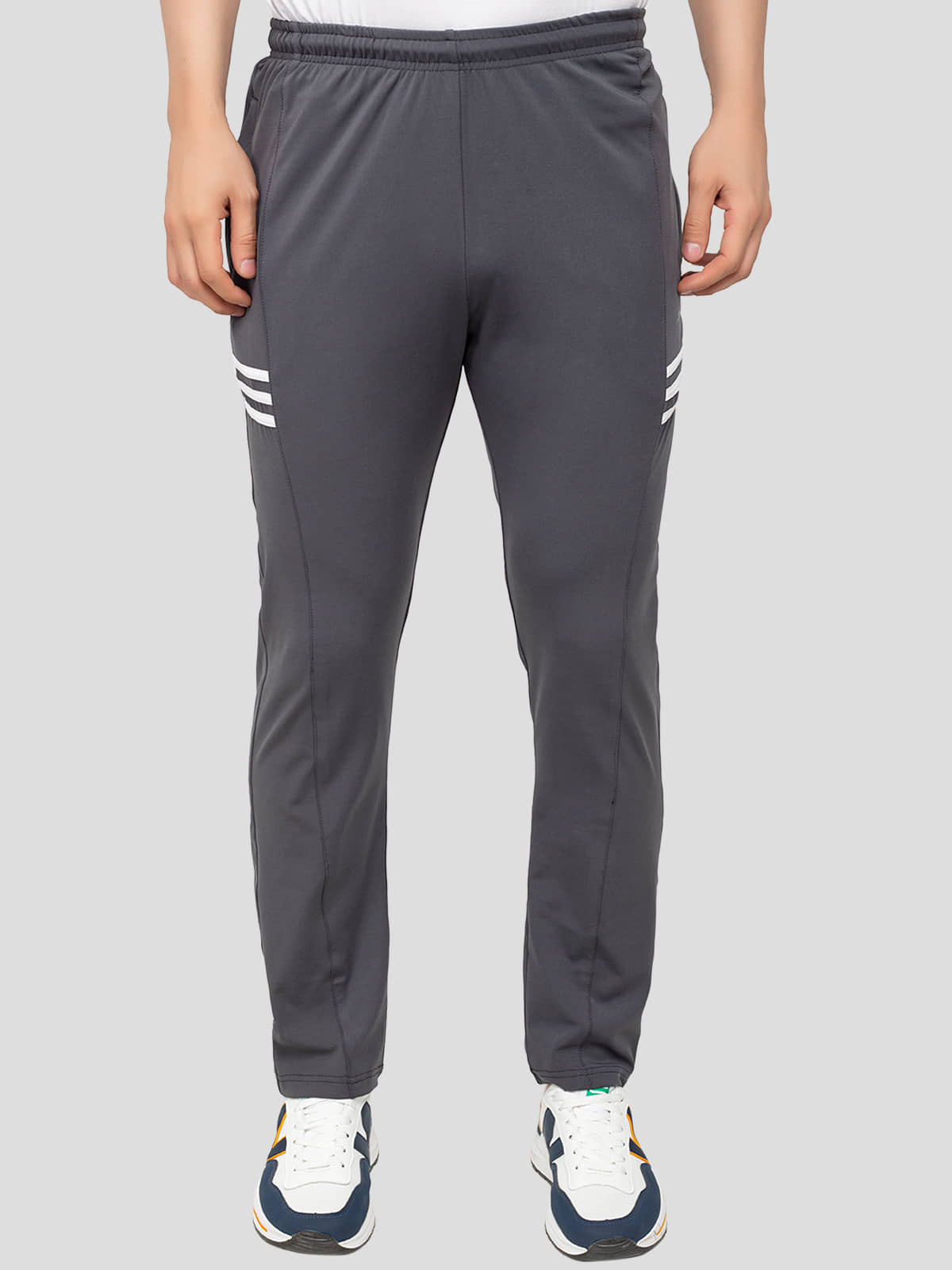 Zeffit - Grey Lycra Men's Trackpants ( Pack of 1 ) - Track Pants | Buy online on ZillyBuy