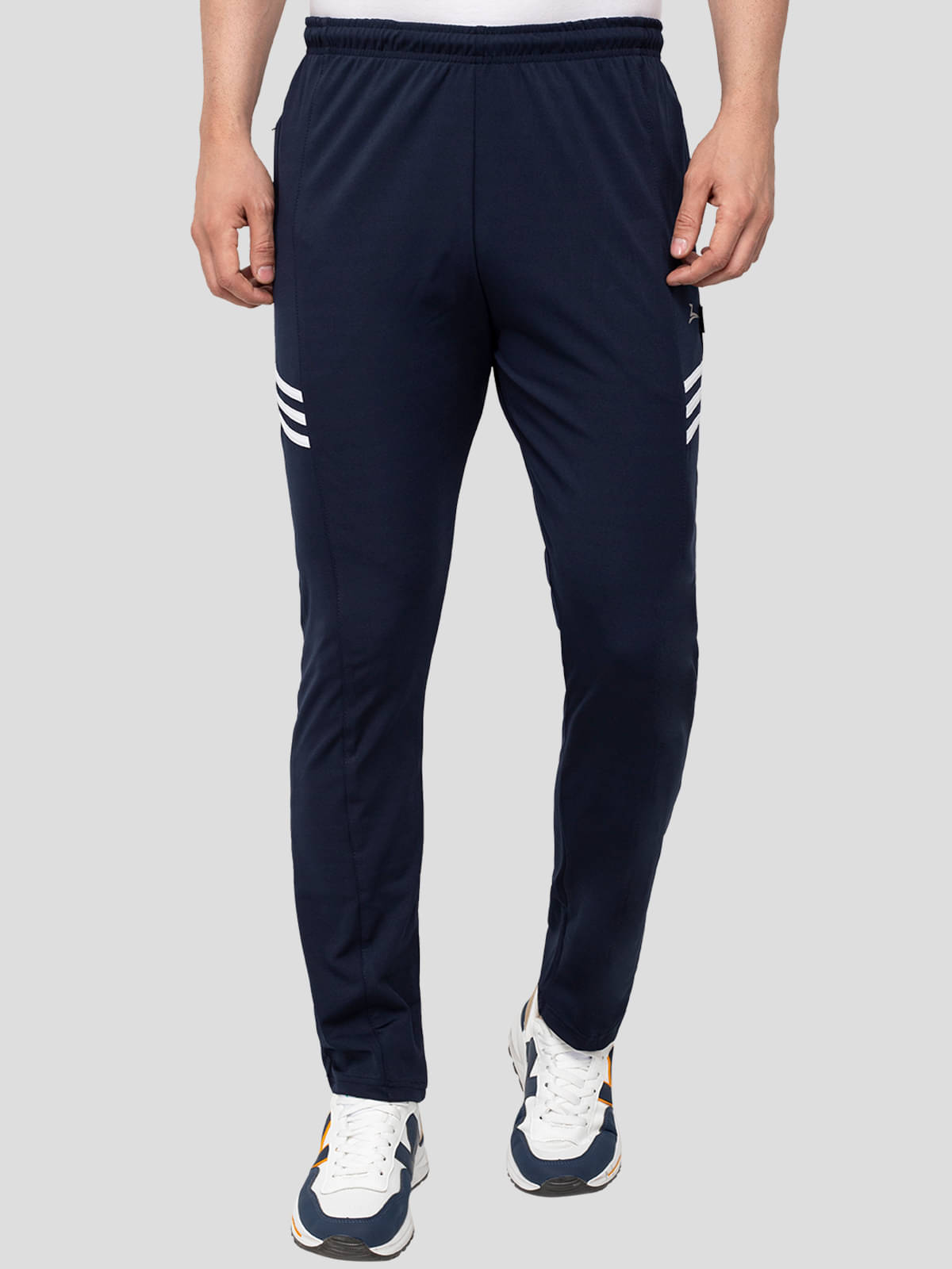     			Zeffit - Navy Lycra Men's Trackpants ( Pack of 1 )