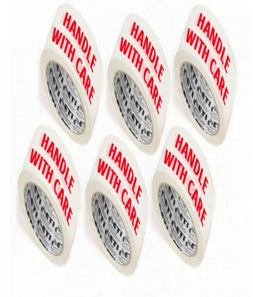     			ETI -Cello Tape 2 Inch 65M (Handle with Care Fragile Tape Printed) (Pack of 12)
