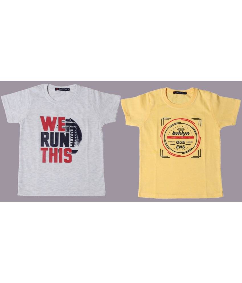     			NEUVIN Pack of 1 Boys Cotton Polo T-Shirt ( Multi Color )