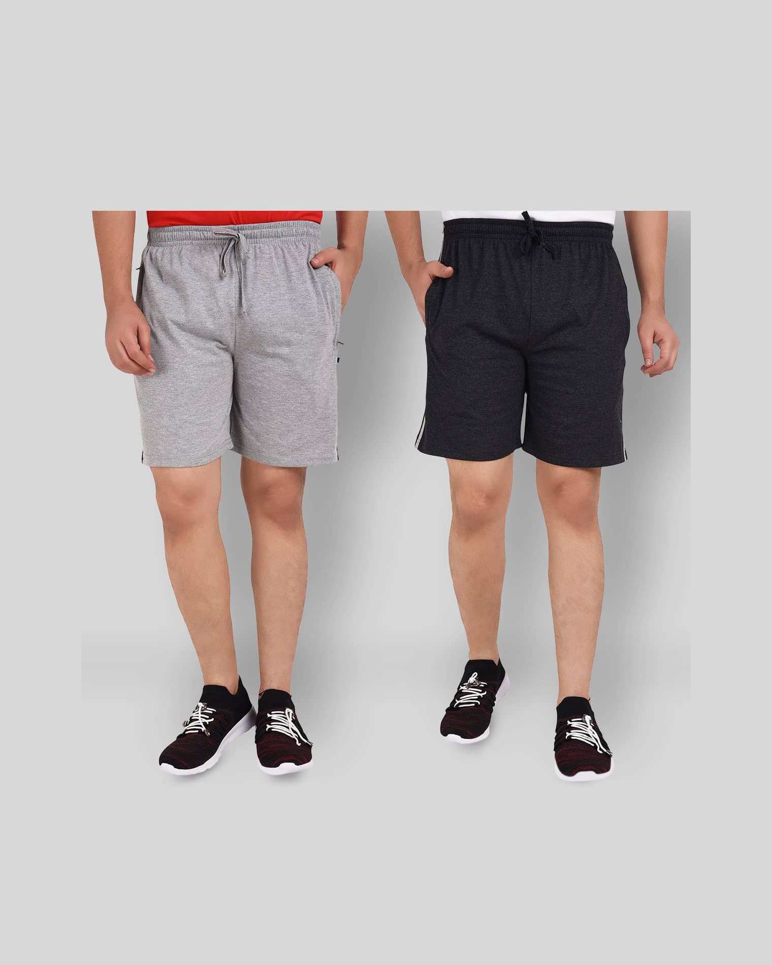 Neo Garments - Multi Cotton Men's Shorts ( Pack of 2 ) - Shorts | Buy online on ZillyBuy