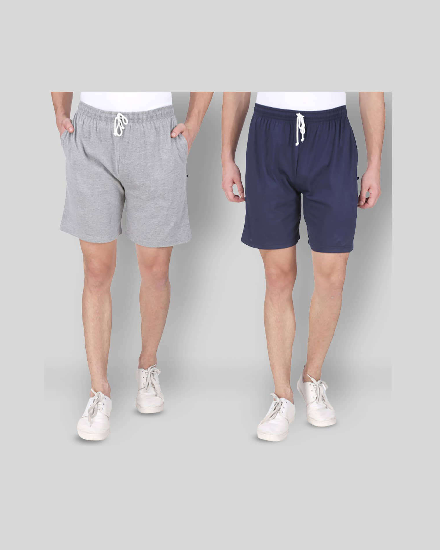 Neo Garments - Multi Cotton Men's Shorts ( Pack of 2 ) - Shorts | Buy online on ZillyBuy