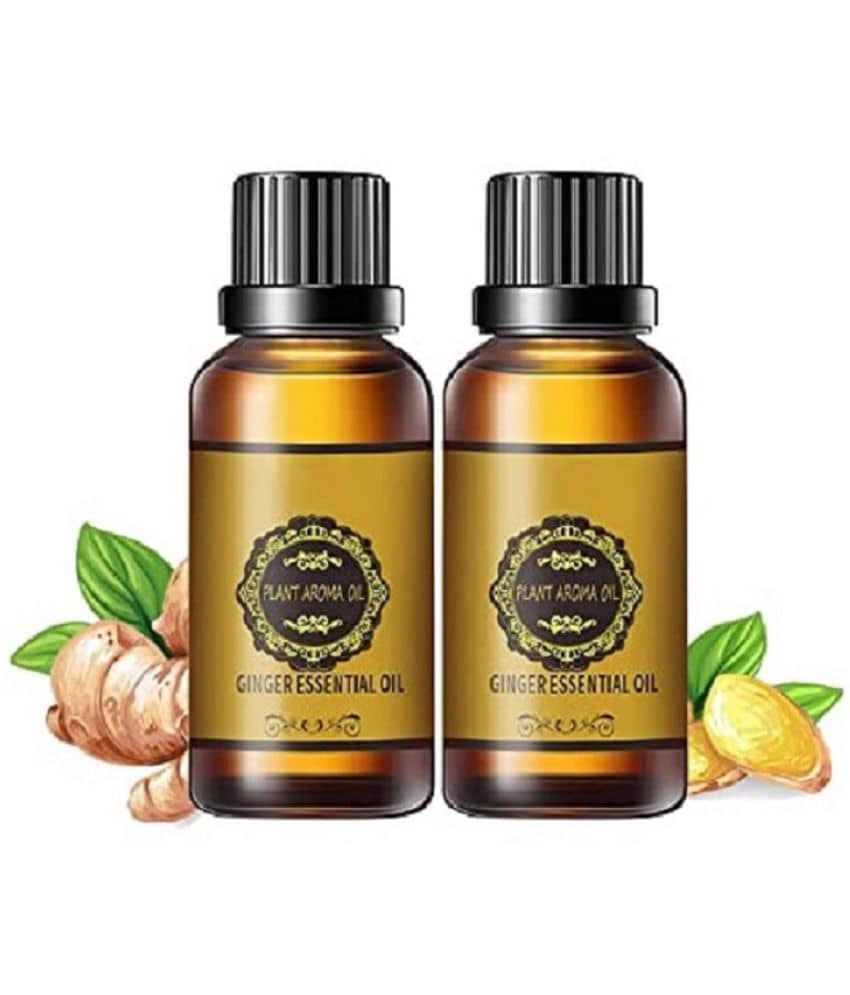 Oilanic Fat Loss Oil Ginger Weight Loss Oil Shaping & Firming Oil 30 mL Pack of 2