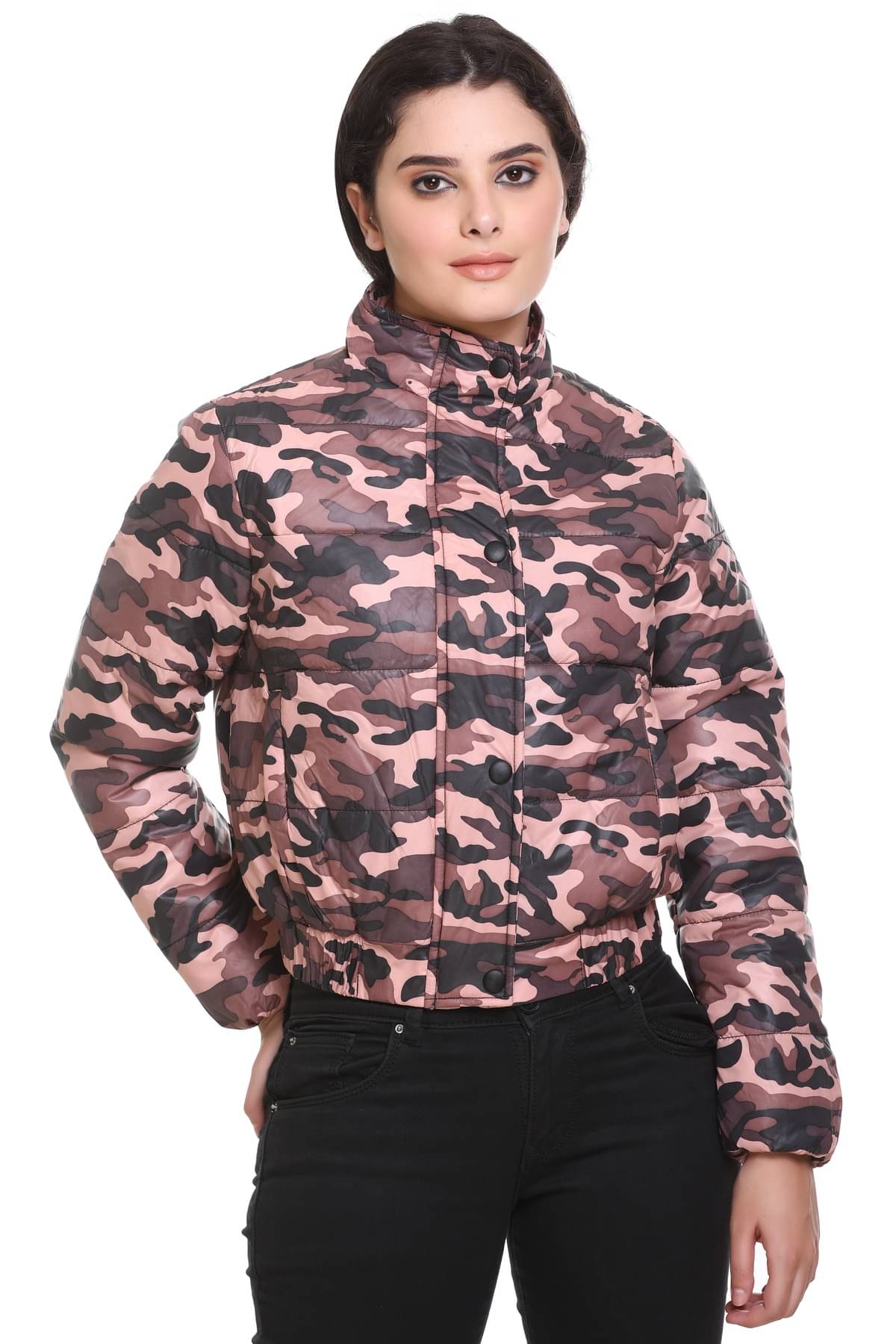 Prink Women Varsity Jacket ( Pink )     			Prink Women Varsity Jacket ( Pink )