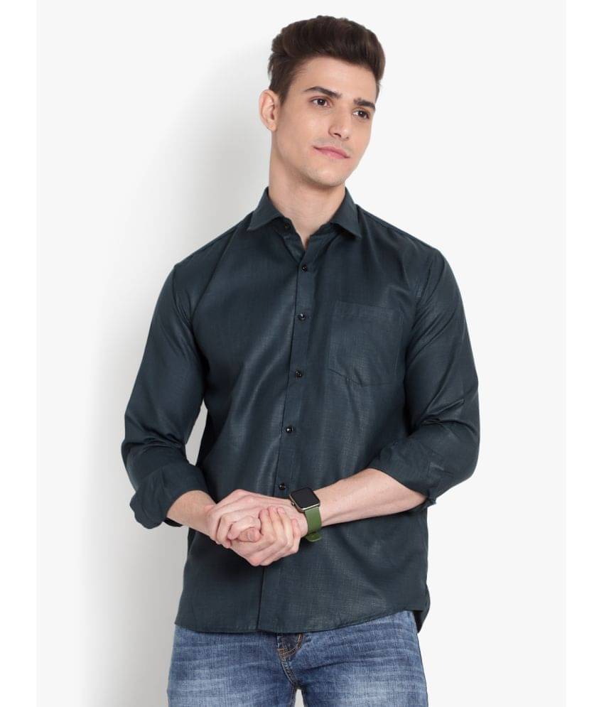     			SREY - Green Polyester Slim Fit Men's Casual Shirt ( Pack of 1 )