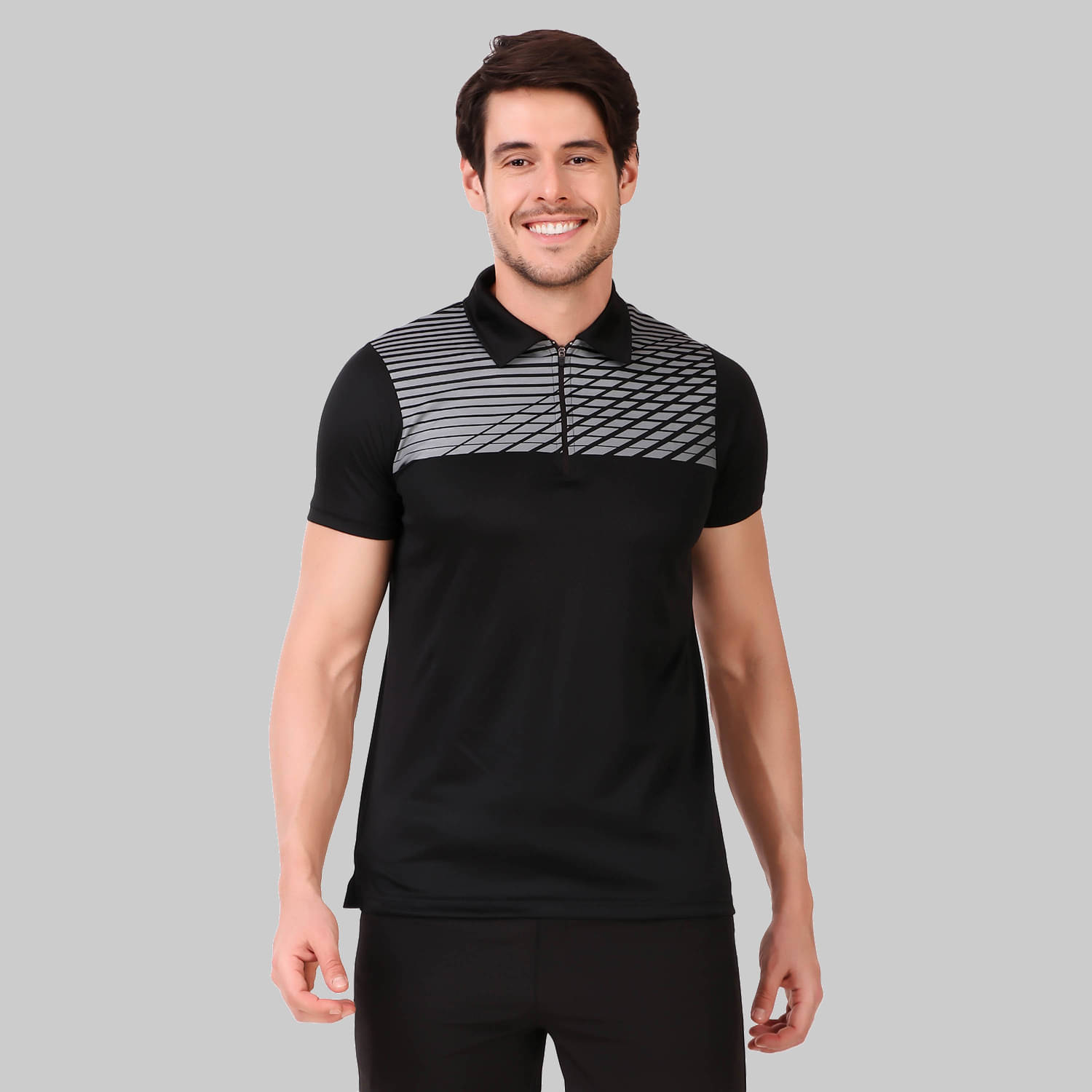     			Vector X - Black Polyester Regular Fit Men's Sports Polo T-Shirt ( Pack of 1 )