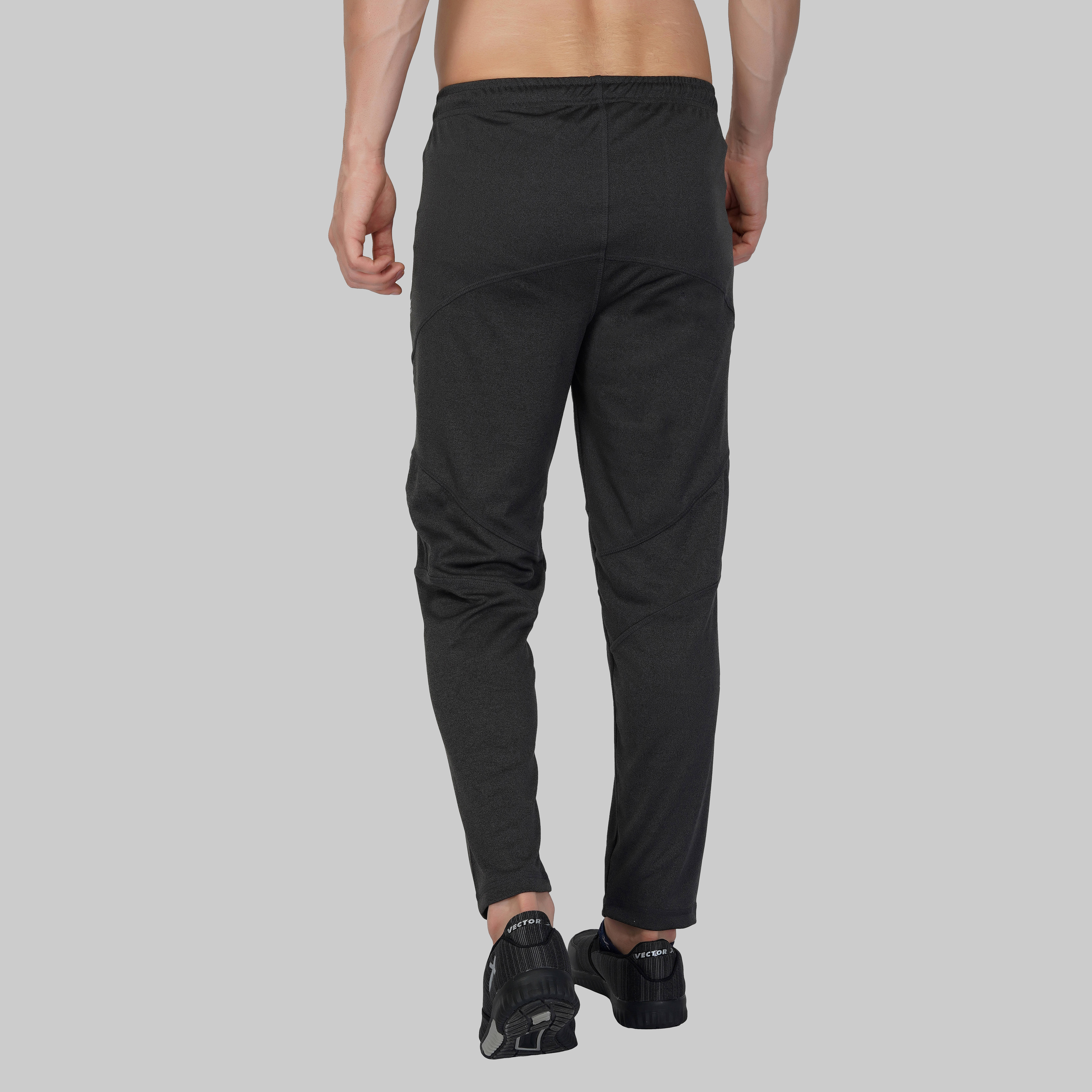 Vector X - Charcoal Polyester Men's Sports Trackpants ( Pack of 1 ) Vector X - Charcoal Polyester Men's Sports Trackpants ( Pack of 1 )