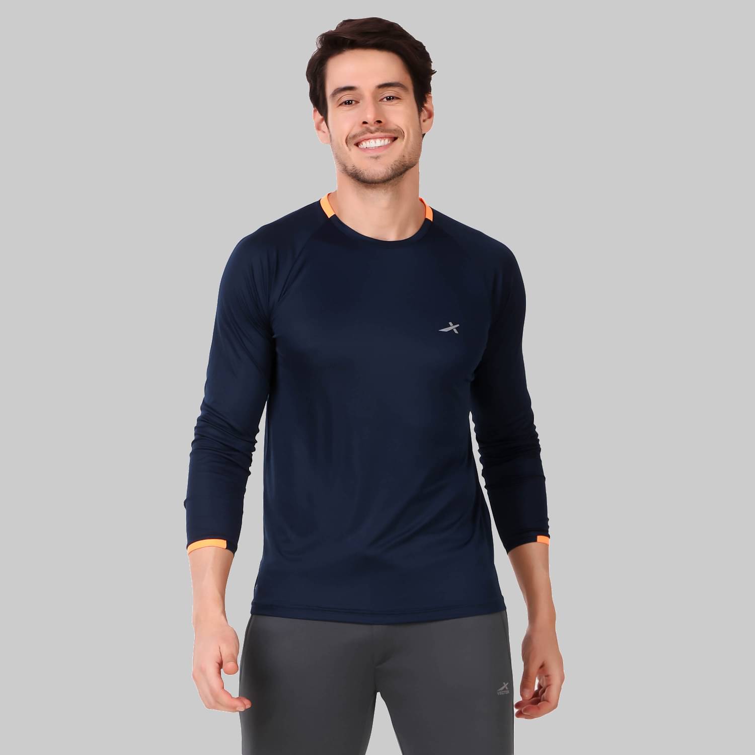 Vector X - Navy Polyester Regular Fit Men's Sports T-Shirt ( Pack of 1 ) Vector X - Navy Polyester Regular Fit Men's Sports T-Shirt ( Pack of 1 )
