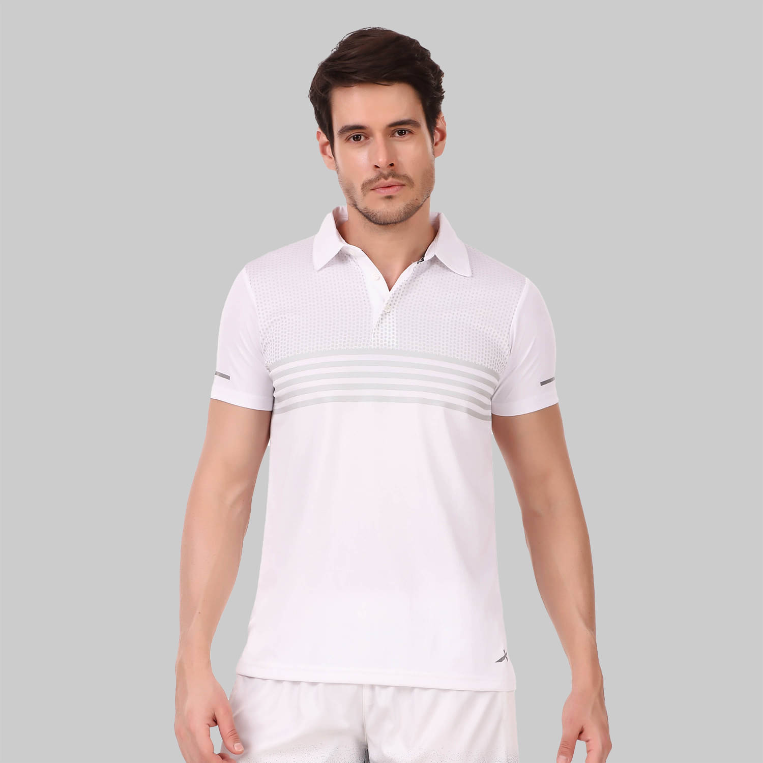     			Vector X - White Polyester Regular Fit Men's Sports Polo T-Shirt ( Pack of 1 )