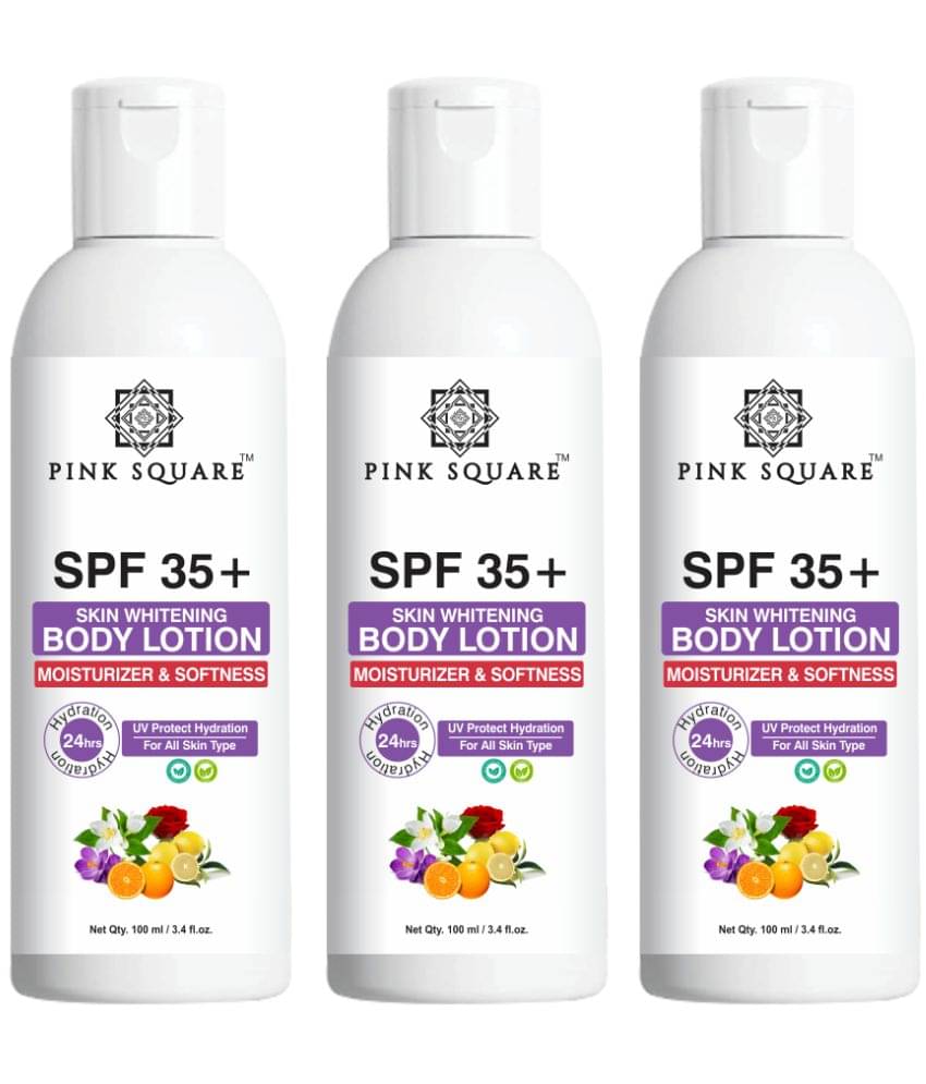 pink square - Moisturizing Lotion For All Skin Type 100 ml ( Pack of 3 ) pink square - Moisturizing Lotion For All Skin Type 100 ml ( Pack of 3 )