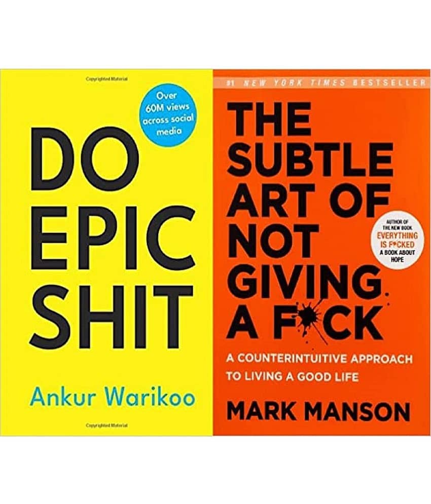Combo of 2 books Do epic + The subtle art is not giving ( paperback ) - Stationery | Buy online on ZillyBuy